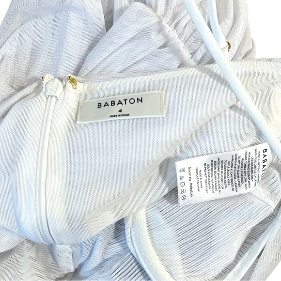 NWT Aritzia Babaton Luxor Tank in White Size 4 New With Tags - Picture 6 of 7
